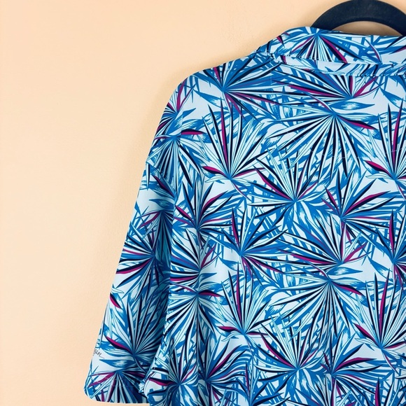 Walter Hagan Men's Perfect 11 Agave Golf Cyan Blue Athletic Polo Shirt Size XL - Picture 11 of 14